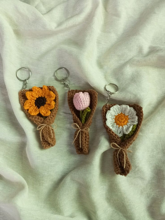 Flower Key Chain Handmade