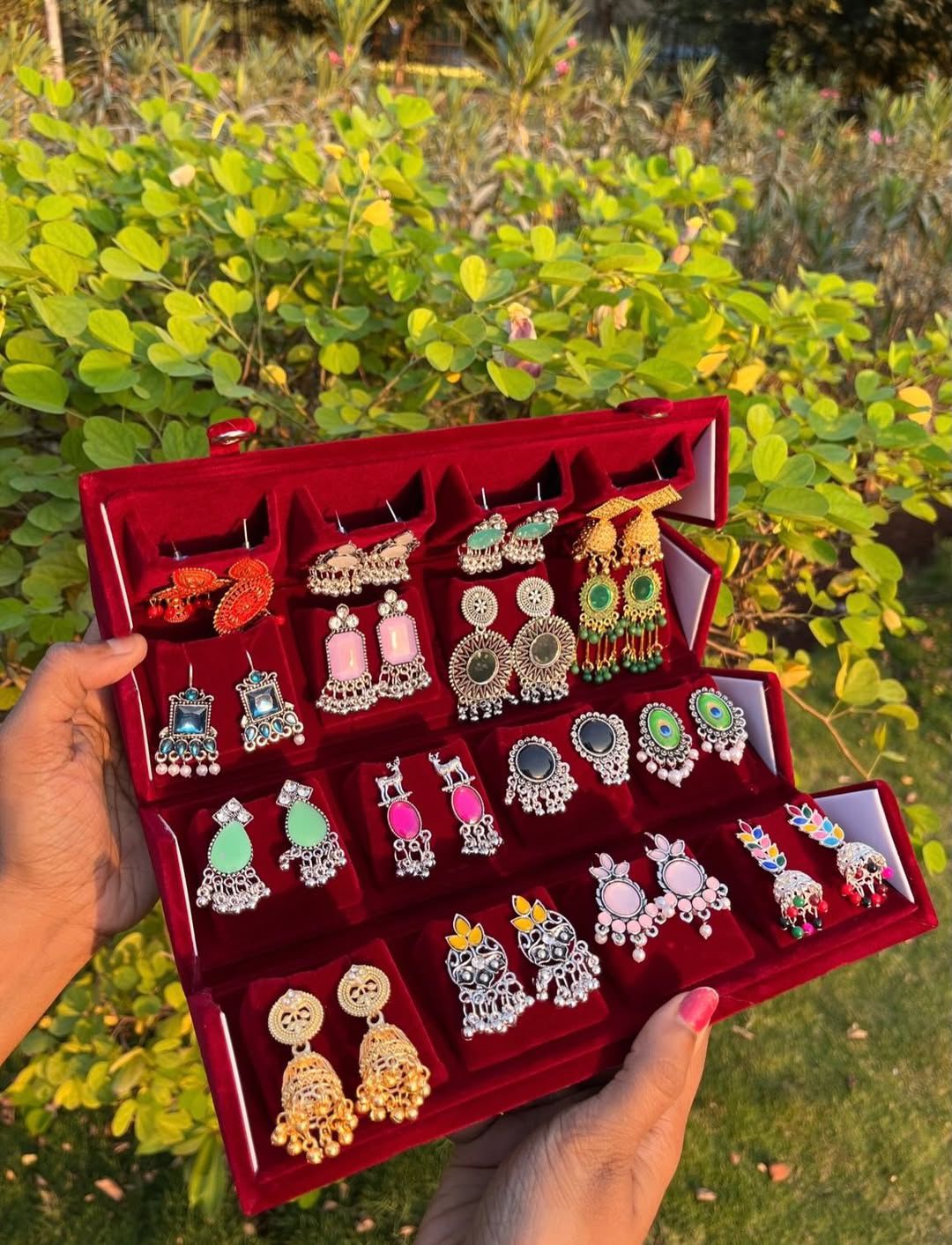 Trending Red Jhumka Box